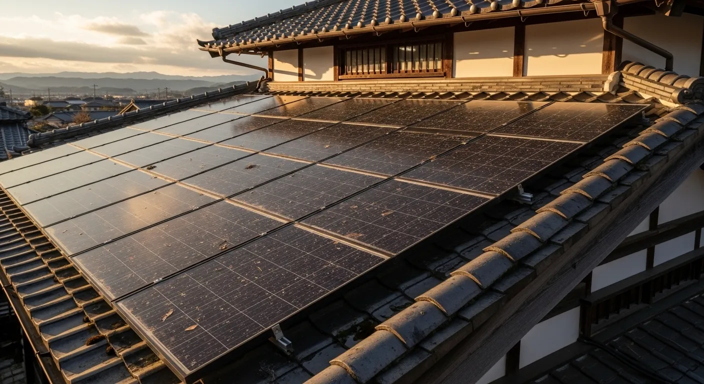 太陽光発電設置から10年後のイメージ