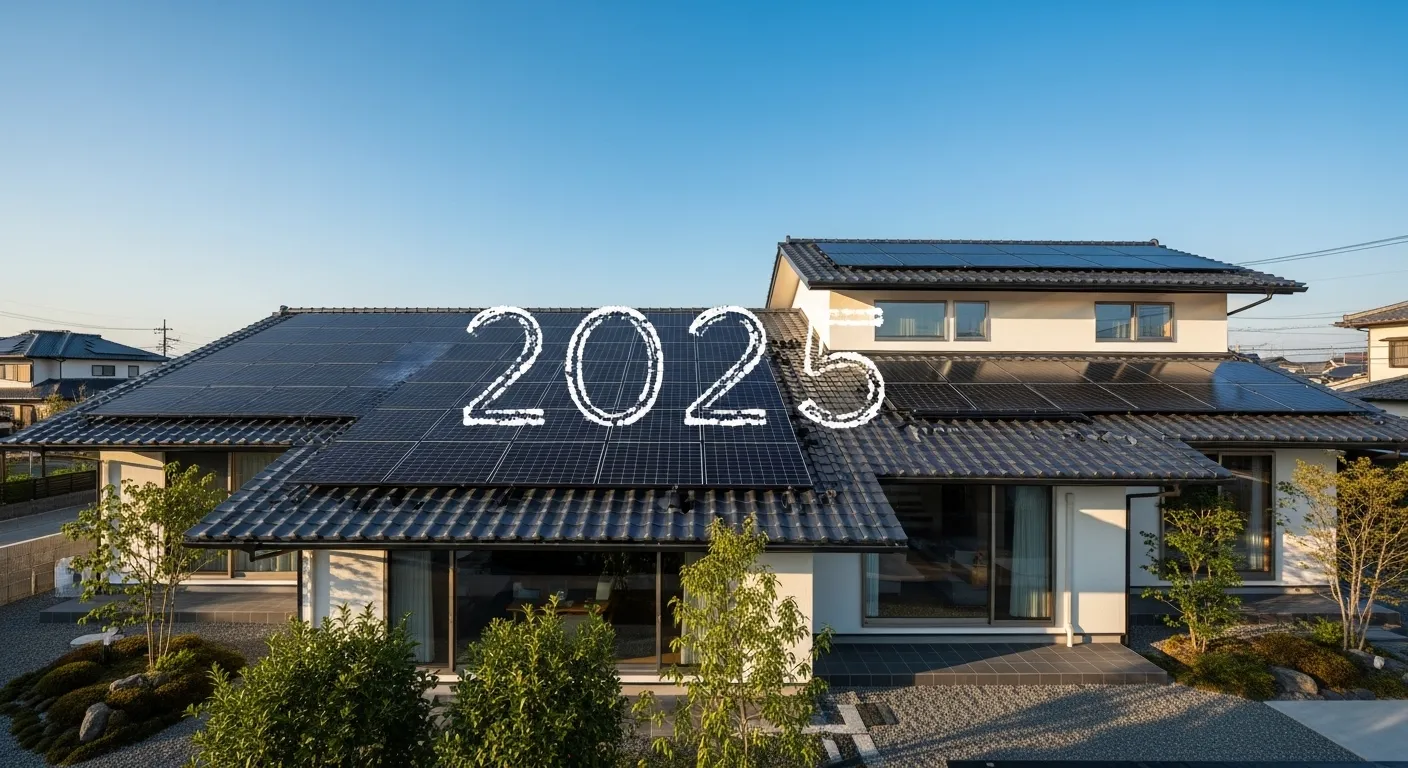 2025年度の太陽光発電売電に関するイメージ